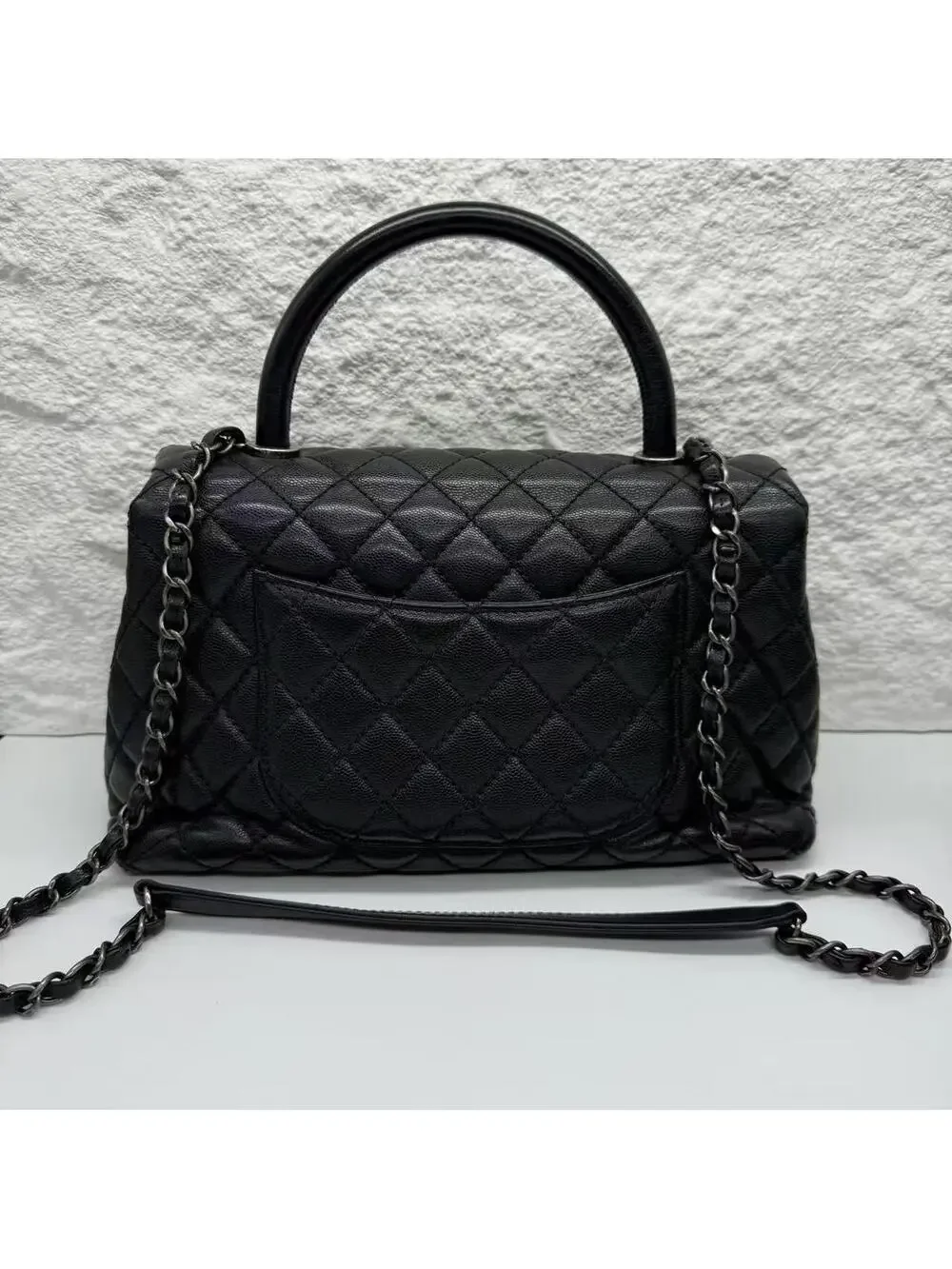 Chanel Coco Handle Medium Black Caviar #307984C37B
